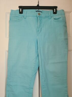 Women's Light Aqua Jeans - Casual Stretch Denim